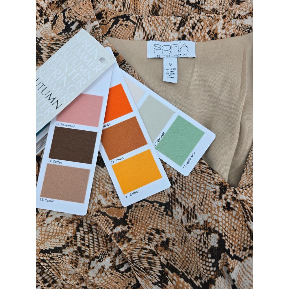 Sofia Jeans By Sofia Vergara Snake Print Cutout M… - image 4